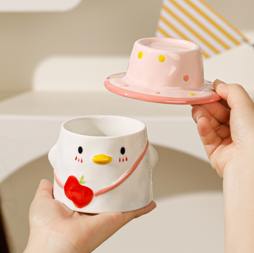 Duck-Shaped Coffee Mug – Creative Ceramic Mug
