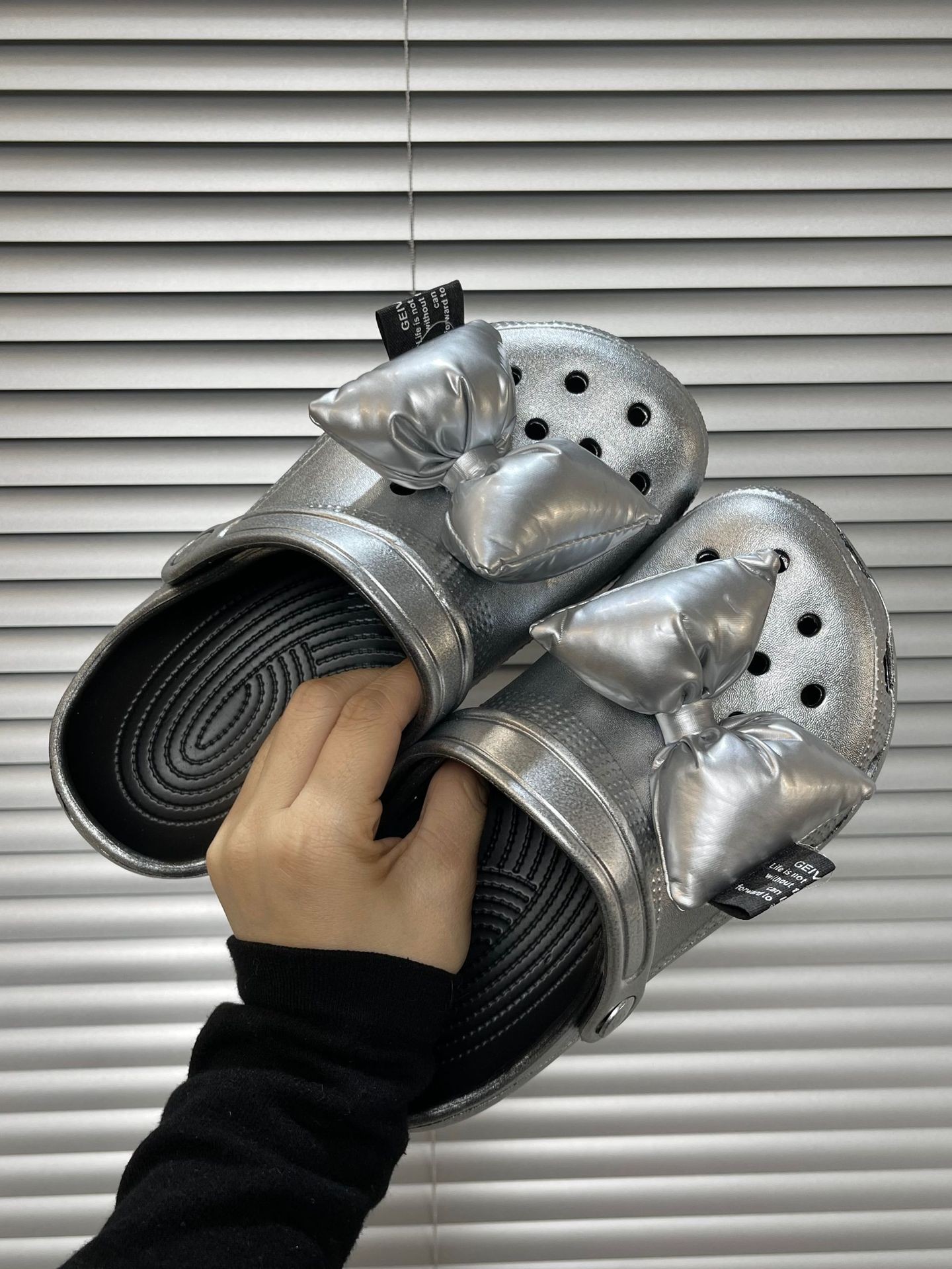 Women’s Bow Platform Clogs Slip-On Sandals