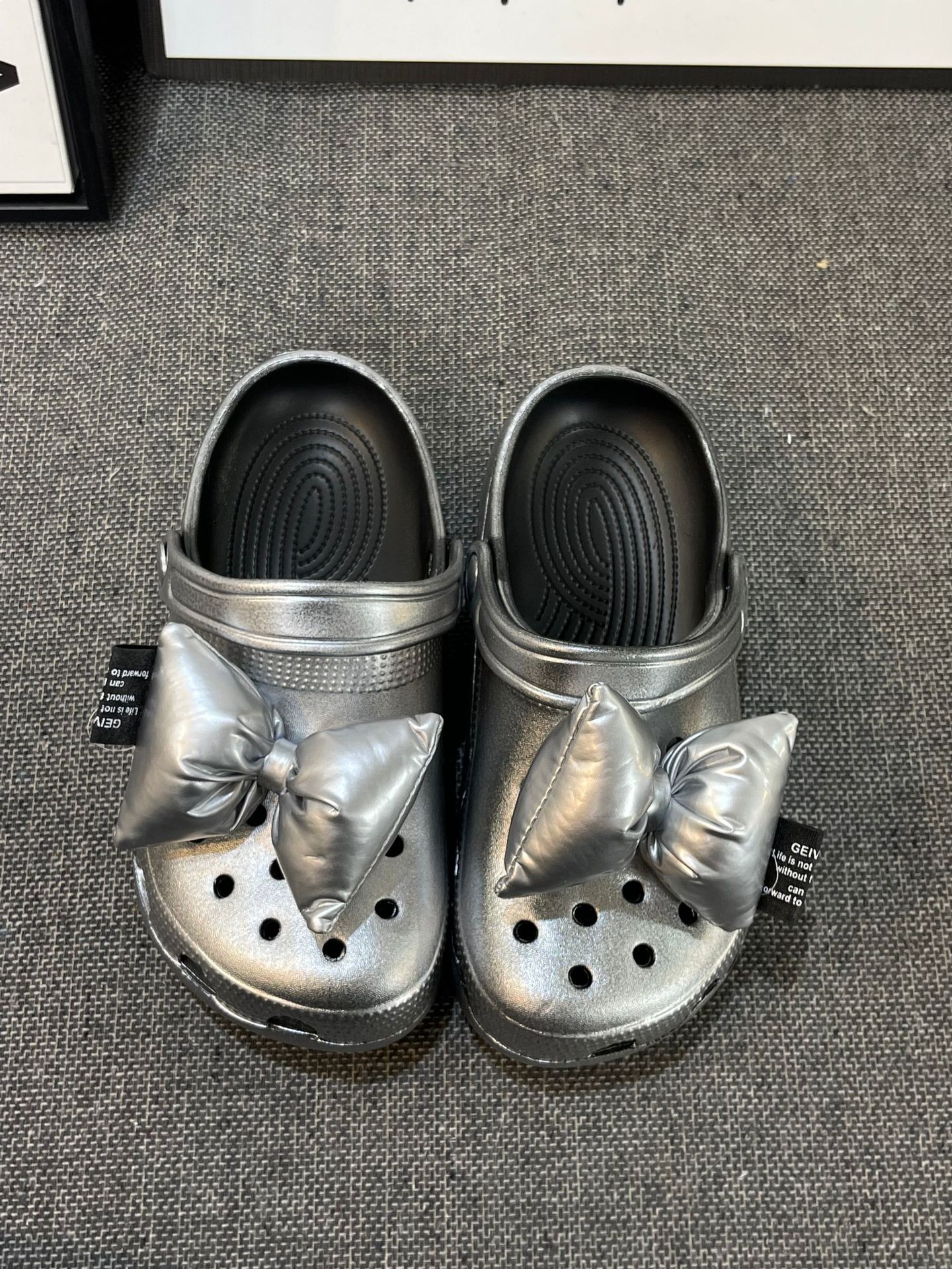 Women’s Bow Platform Clogs Slip-On Sandals