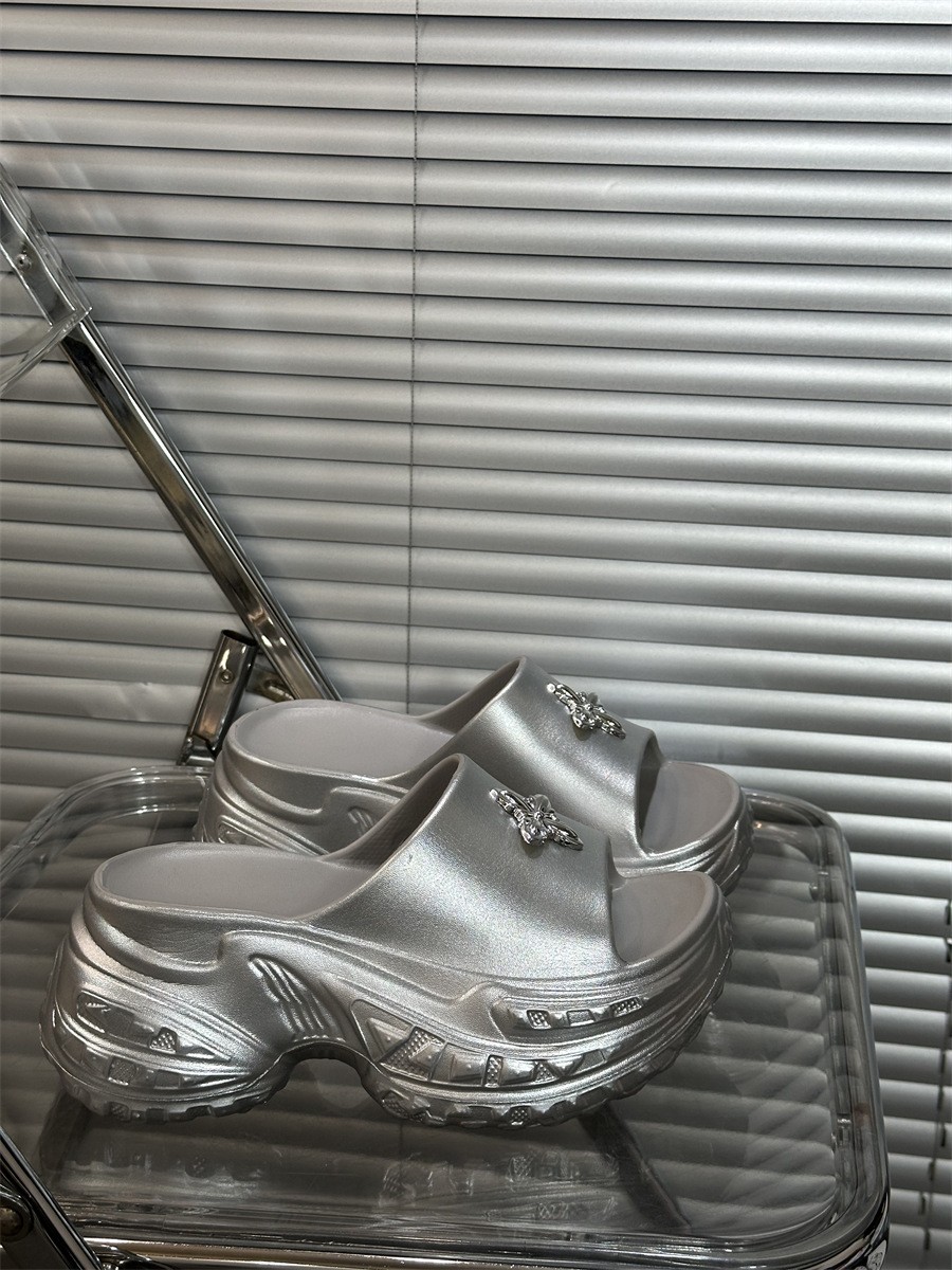 Women’s Trendy 9cm Platform Slippers Thick Sole Summer Sandals