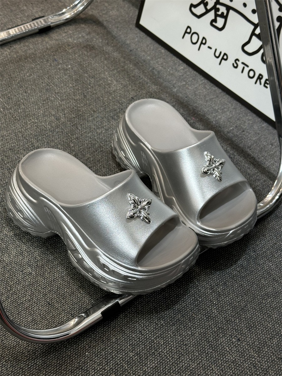 Women’s Trendy 9cm Platform Slippers Thick Sole Summer Sandals