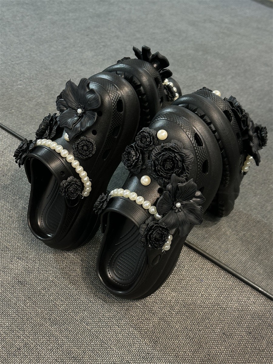 Women’s 6cm Platform Clog Sandals Summer Thick Sole Slip-On Garden Shoes